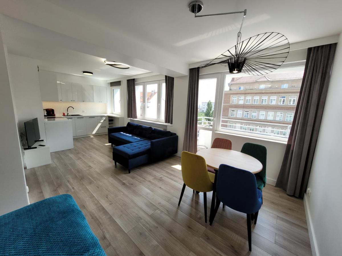 Sloneczny Apartament Przy Filharmonii, Walach Chrobrego Lägenhet Szczecin Exteriör bild