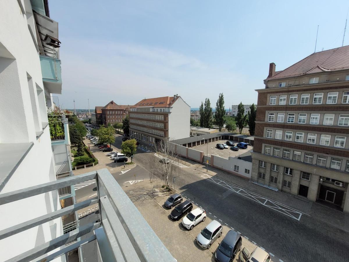 Sloneczny Apartament Przy Filharmonii, Walach Chrobrego Lägenhet Szczecin Exteriör bild